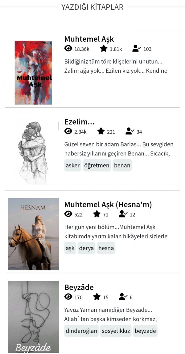 Zaman Sızım / Muhtemel Aşk(tamamlandı) / Kitaplarım❤️ Bebeklerim 🥰