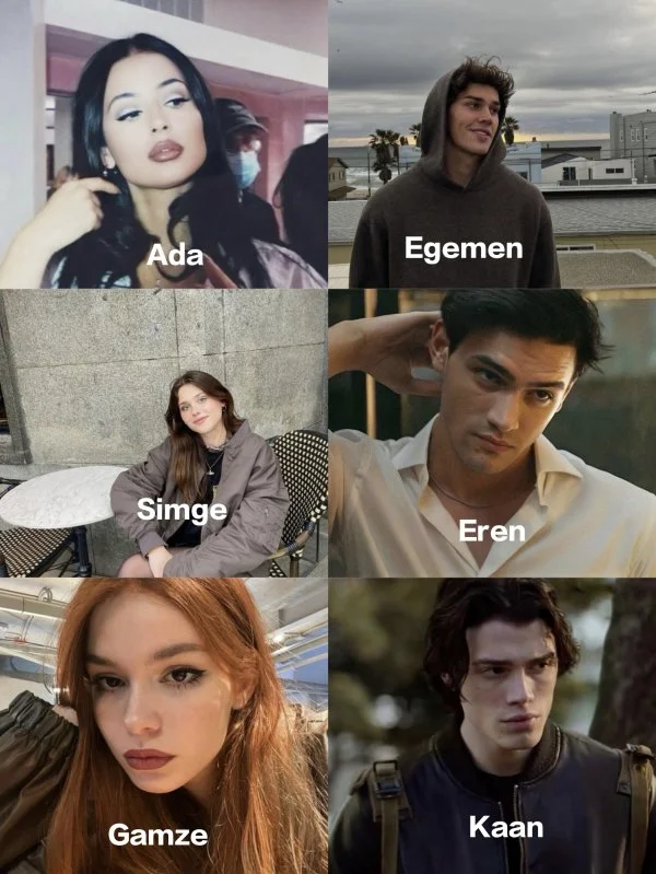 Berrys / DOĞRU KİŞİ / Karakter kartlari 
Karakterleri burdan tanıyabilirsinizz.
Eğer hala okumadiysaniz okumanizi oneririm umarim beğenirsiniz. Bilmediğiniz karakterler gelecek bölümde olucaktirr🫶🏻🏀