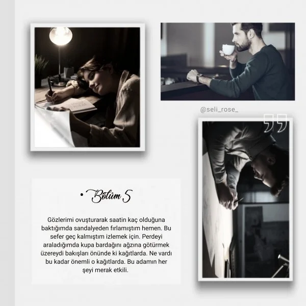 selin özgen / VE SEN ADAM 🖤🤍 / •Bölüm 5 🖤🖤