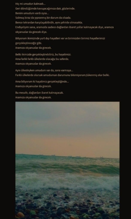 Yağmur tanesi / Gökyüzünden / Gökyüzünden